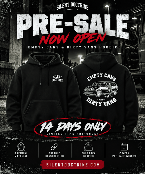 Empty Cans and Dirty Vans Hoodie Pre-Order